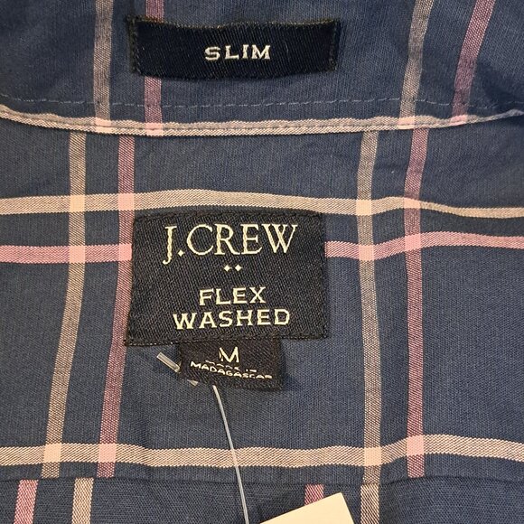 J. Crew Men's M Slim Fit Flex Washed Button Down Shirt New With Tag Style #BR879 - Picture 3 of 16